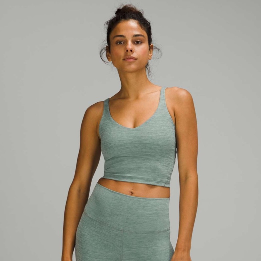 Lululemon Align Tank in Heathered Tidewater Teal size 12